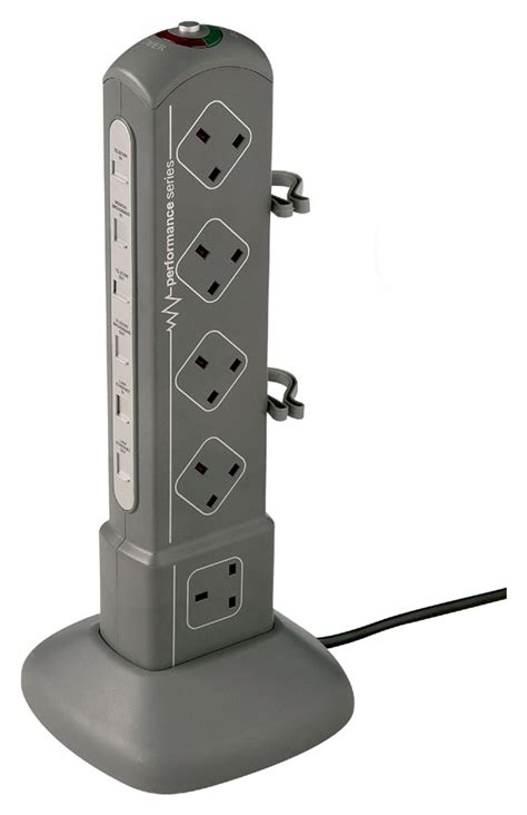 surge protected 10 socket extension